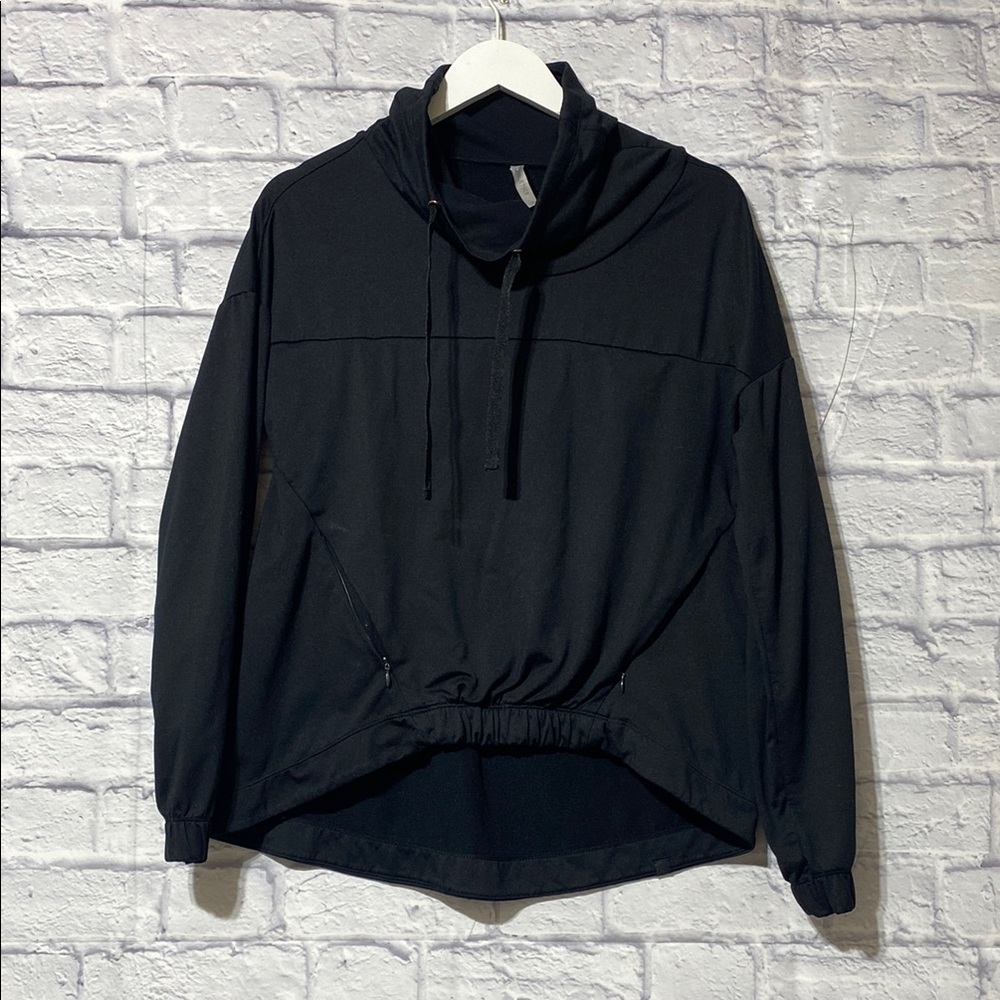 Fabletics Black Hoodie Sweatshirt